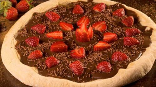 Pizza De Nutella Morangos Muito F Cil