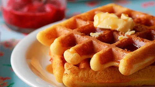 Jogos de culinária waffles com rabanadas da Sara