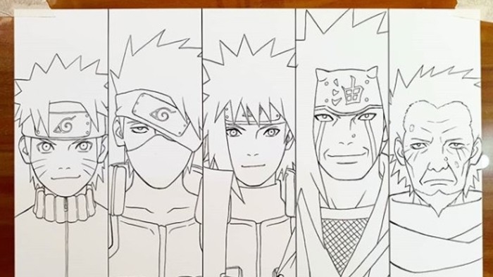 como é possível desenhar o seu - Bonde da Akatsuki