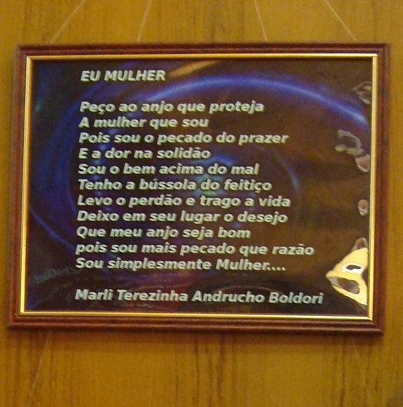 Poema de Marli Terezinha Andrucho Boldori.