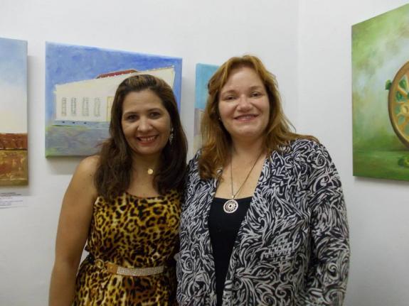 Artistas Ivani Silva e Vanice Ferreira.