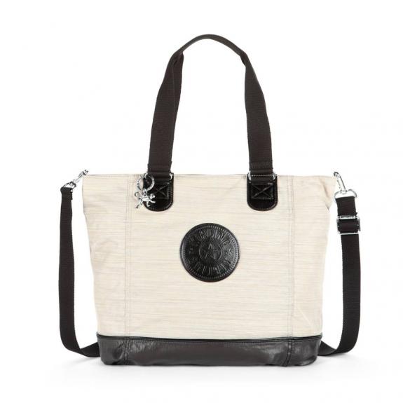 Bolsa Shooper Combo - Beige Black Foto:Reprodução