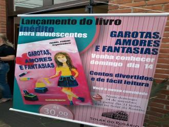 Banner do livro doado por Neyd Montingelli.