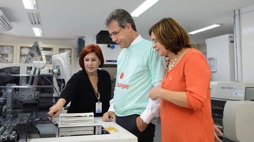 Reprodução / Portal da Saúde - Ministro Arthur Chioro em Solenidade comemorativa na Semana Nacional do Doador de Sangue