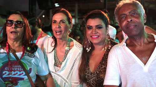 Reprodução/Instagram - Preta Gil com os pais no Carnaval 2015