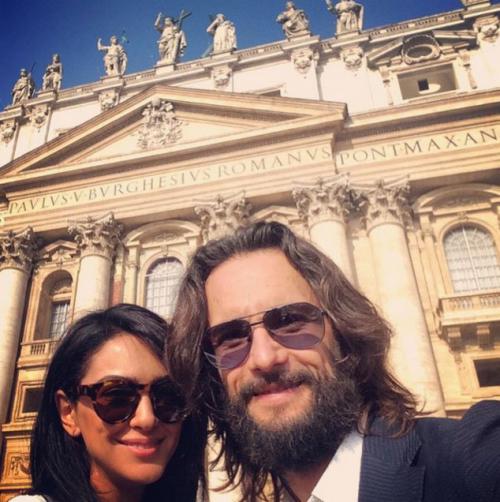 Reprodução/Instagram - Rodrigo com a atriz Nazanin Boniadi