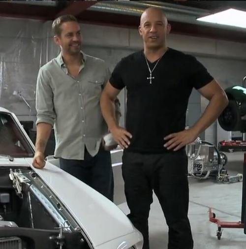 Reprodução/Instagram - Vin Diesel ao lado do amigo Paul Walker