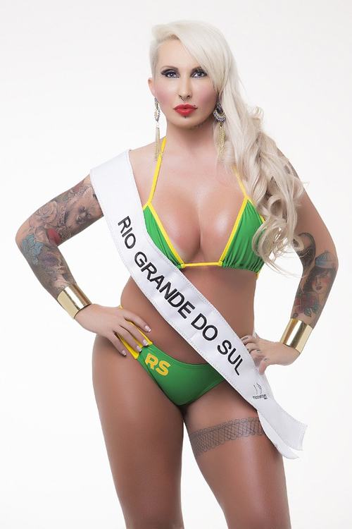 Divulgação MBB5! - Candidatas ao Miss Bumbum Brasil 5 - Sabrina Boing Boing - Rio Grande do Sul