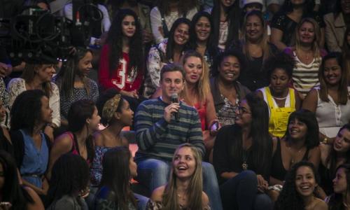 Divulgação/TV Globo - Luciano Huck volta a gravar o 'Caldeirão'