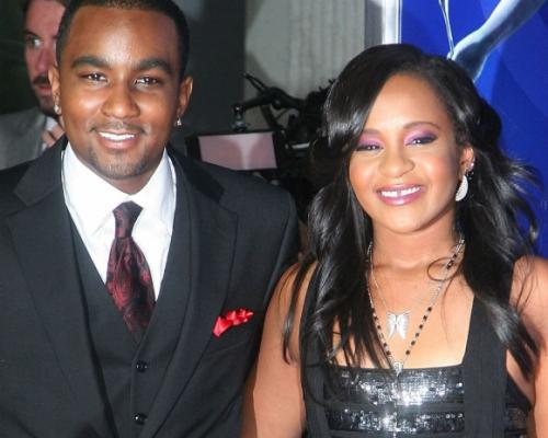 Getty Images - Irmãos de criação, Nick Gordon e Bobbi Kristina anunciaram casamento em 2014