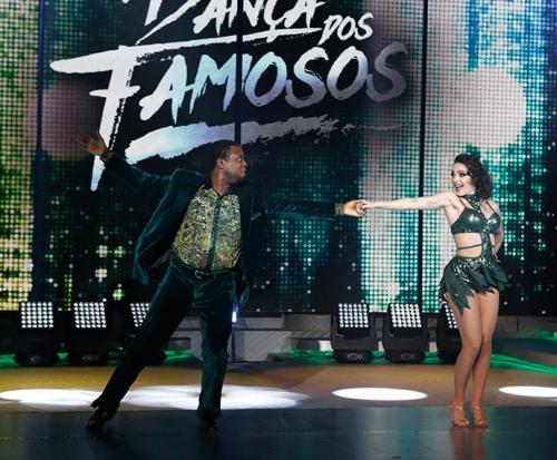 Divulgação/TV Globo - Érico Brás dançou ao lado da bailarina Gabrielle Cardoso