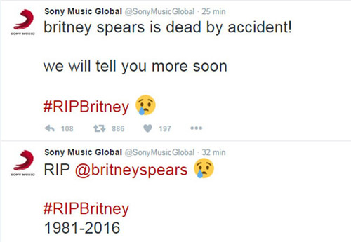 Reprodução/Twitter/Sony Music Global